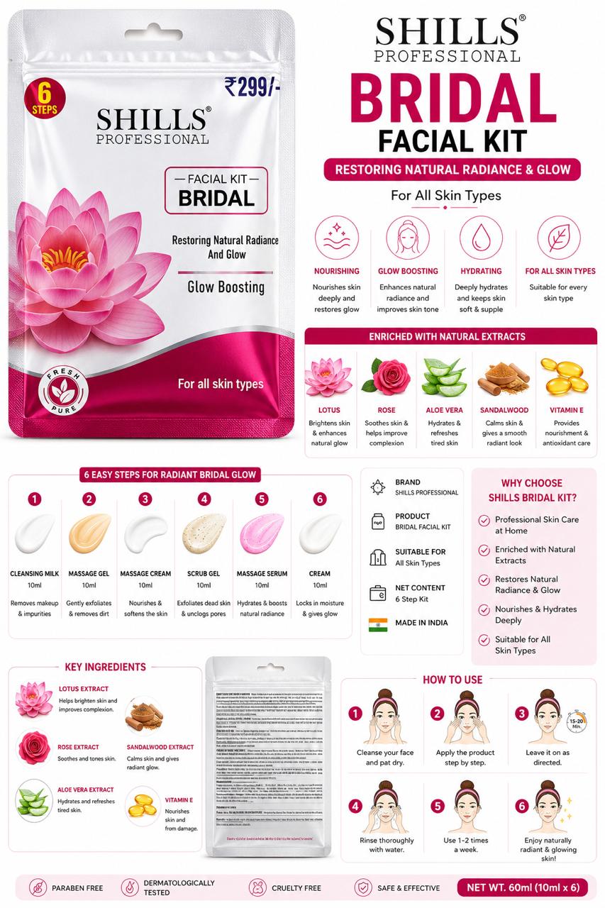 SHILLS BRIDAL FACIAL KIT ( 6 steps )