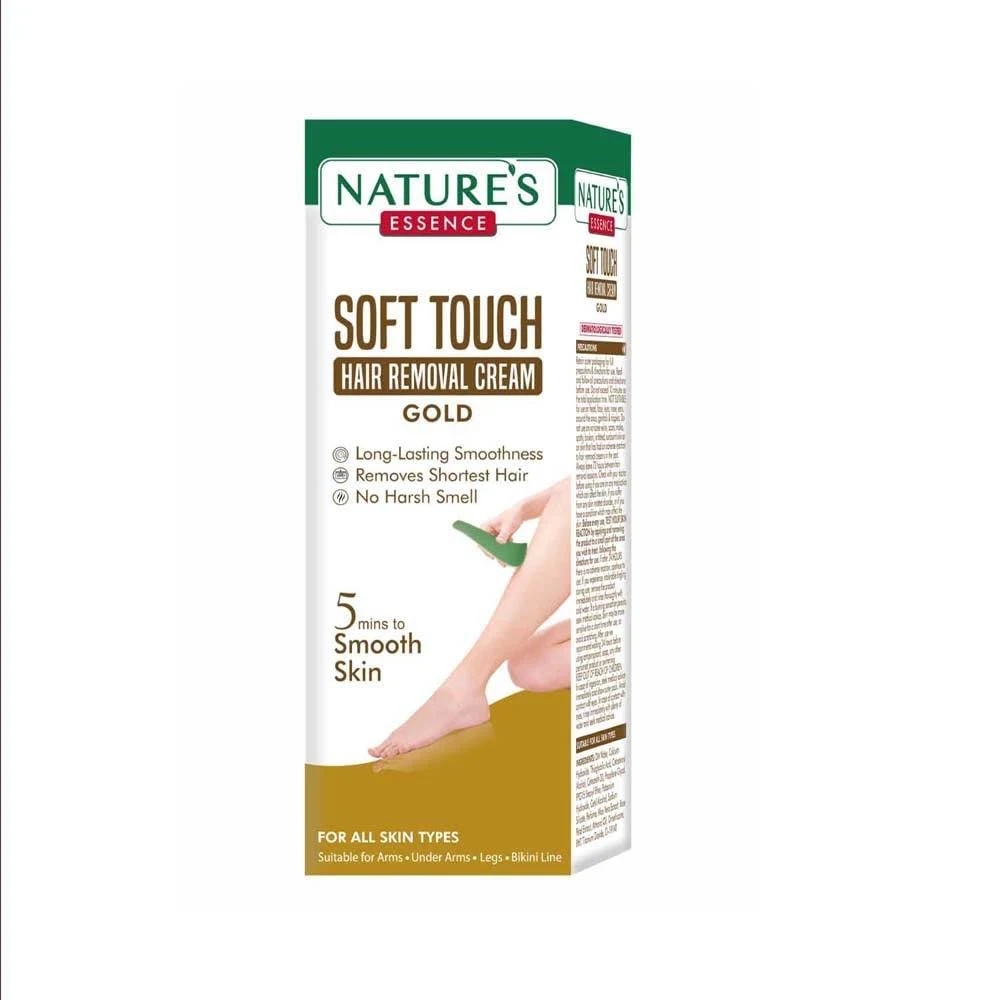 NATURE'S ESSENCE SOFT TOUCH HAIR REMOVAL CREAM GOLD 50G
