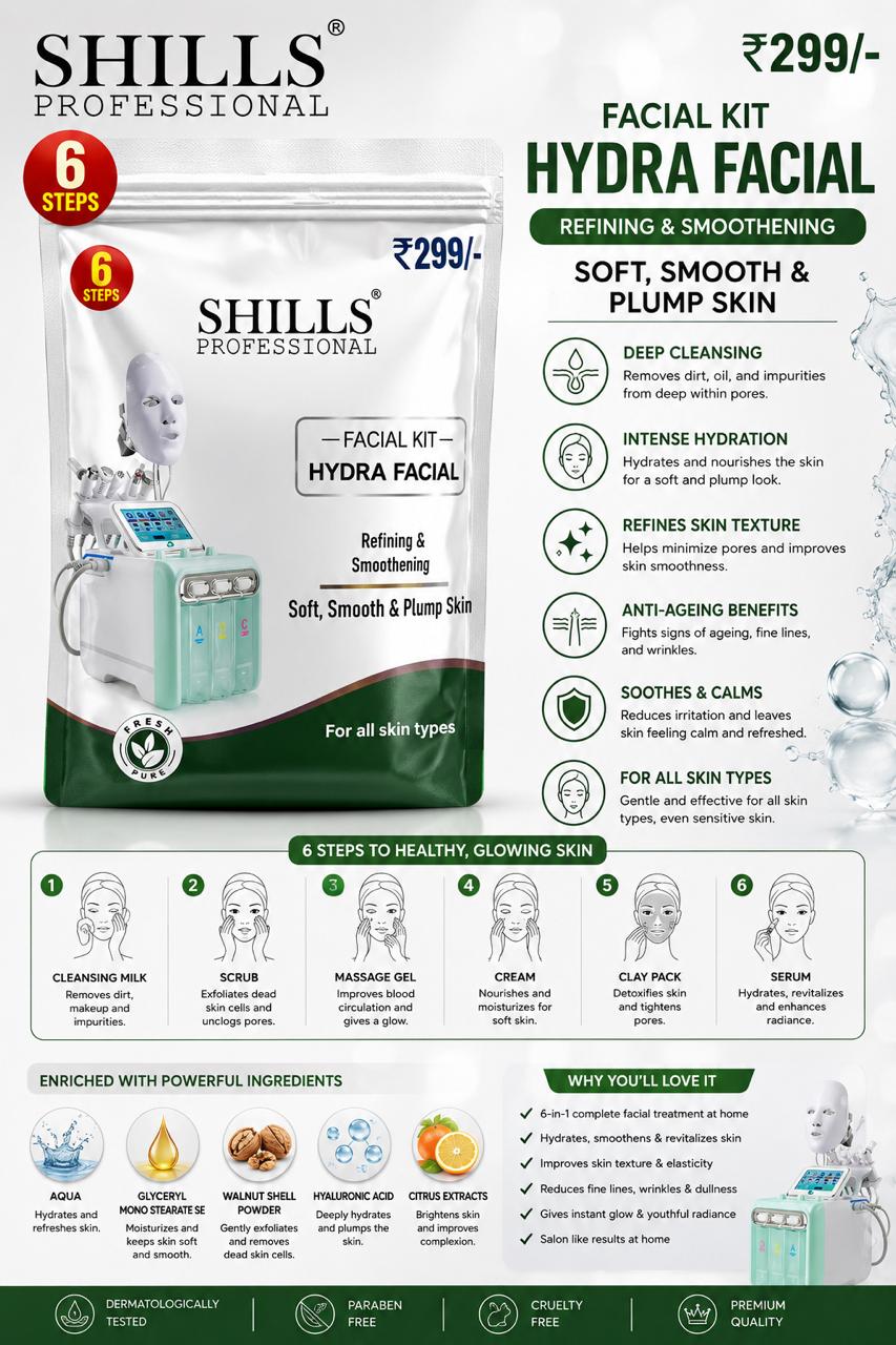 SHILLS HYDRA FACIAL KIT ( 6 steps )