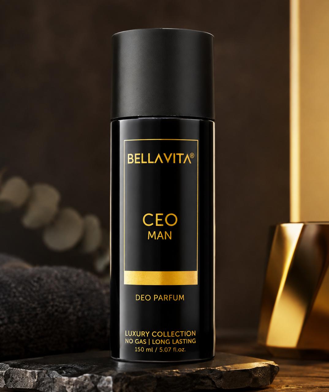 BELLAVITA CEO MAN NO GAS BODY SPRAY 150ml