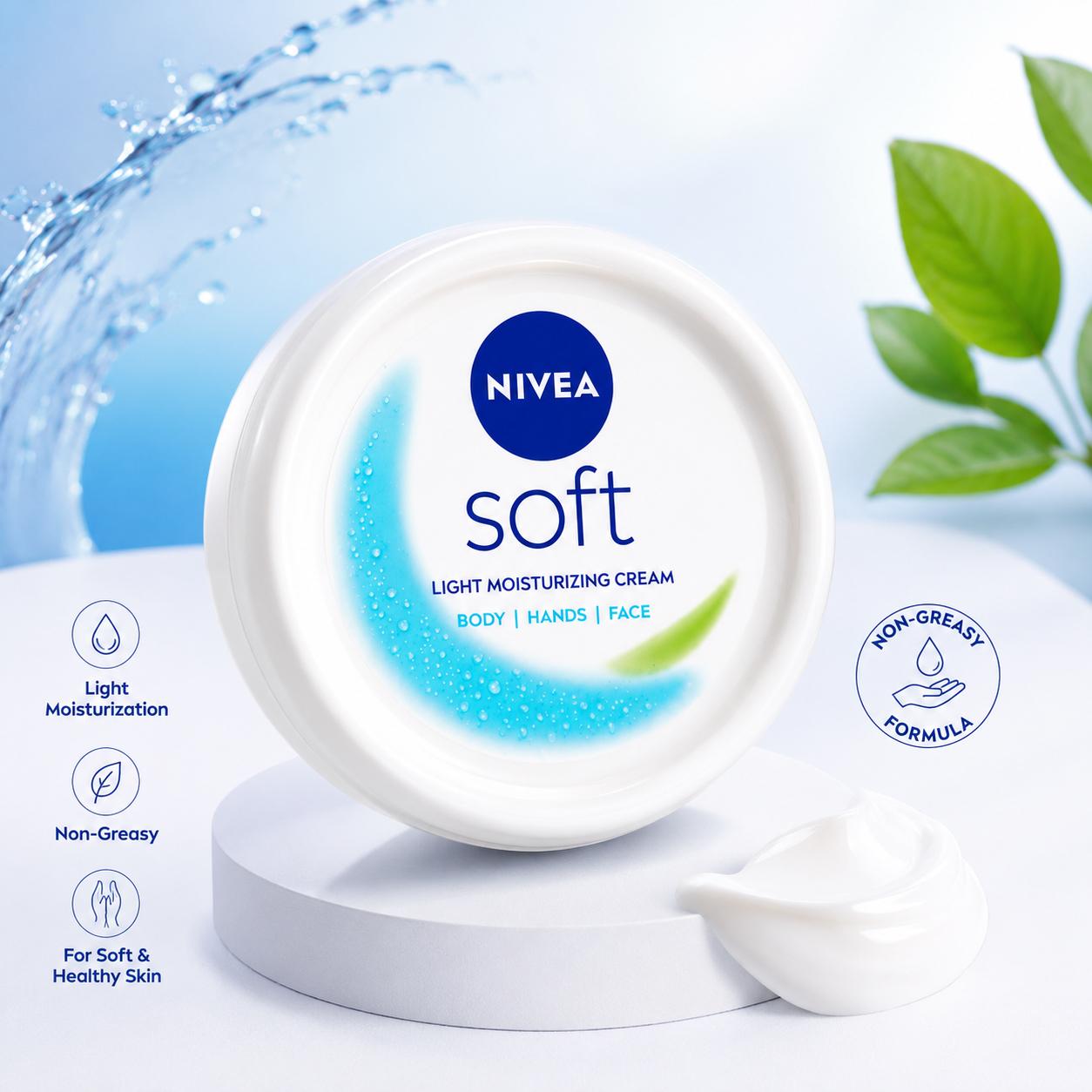 NIVEA SOFT LIGTH MOISTURIZING CREAM 50ml